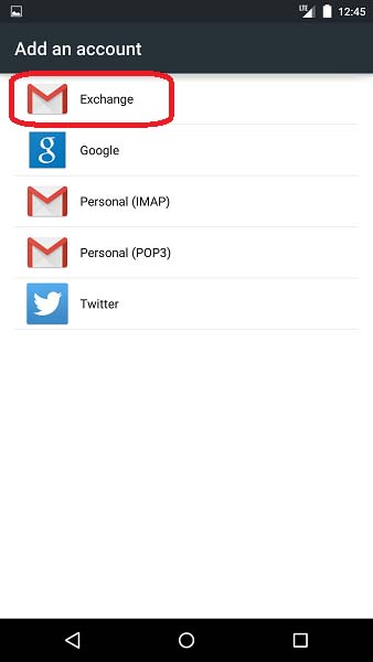 Set up Android 5.0 Devices to Email Exchange-3